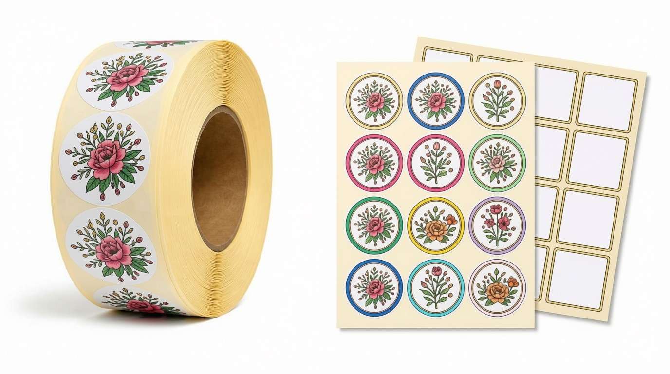 Roll Labels vs. Sticker Sheets